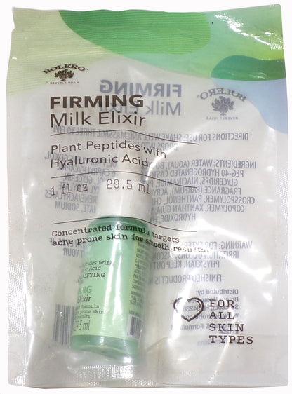 Share Bolero Firming Milk Elixir Plant - Peptides Hyaluronic Acid 1.0 Oz (Set of 2)