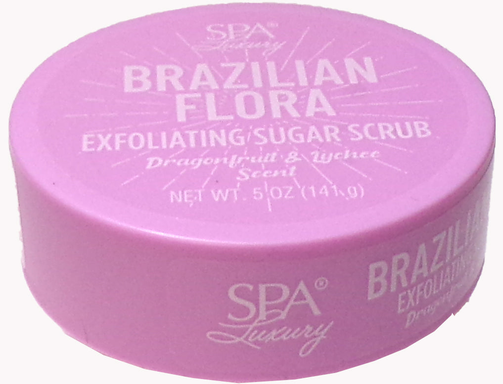 Spa Luxury Brazilian Flora Exfoliating / Sugar-Scrub 5 oz (Set of 2)