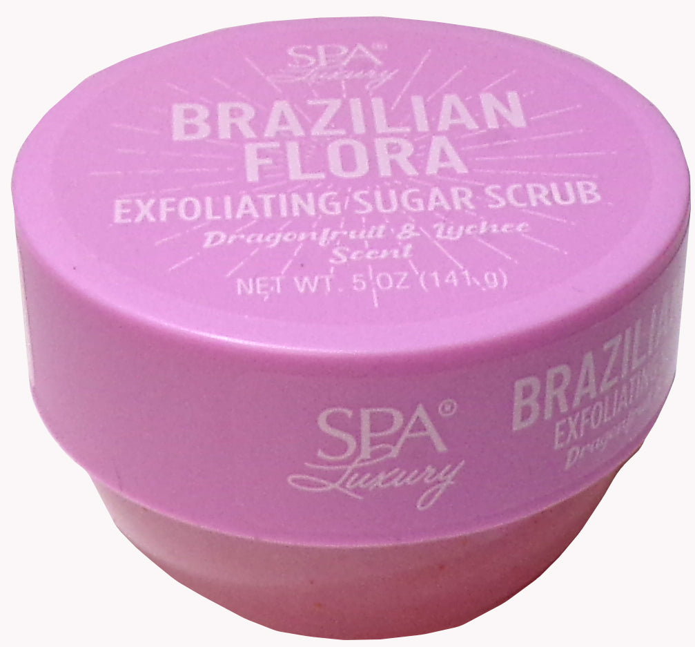 Spa Luxury Brazilian Flora Exfoliating / Sugar-Scrub 5 oz (Set of 2)