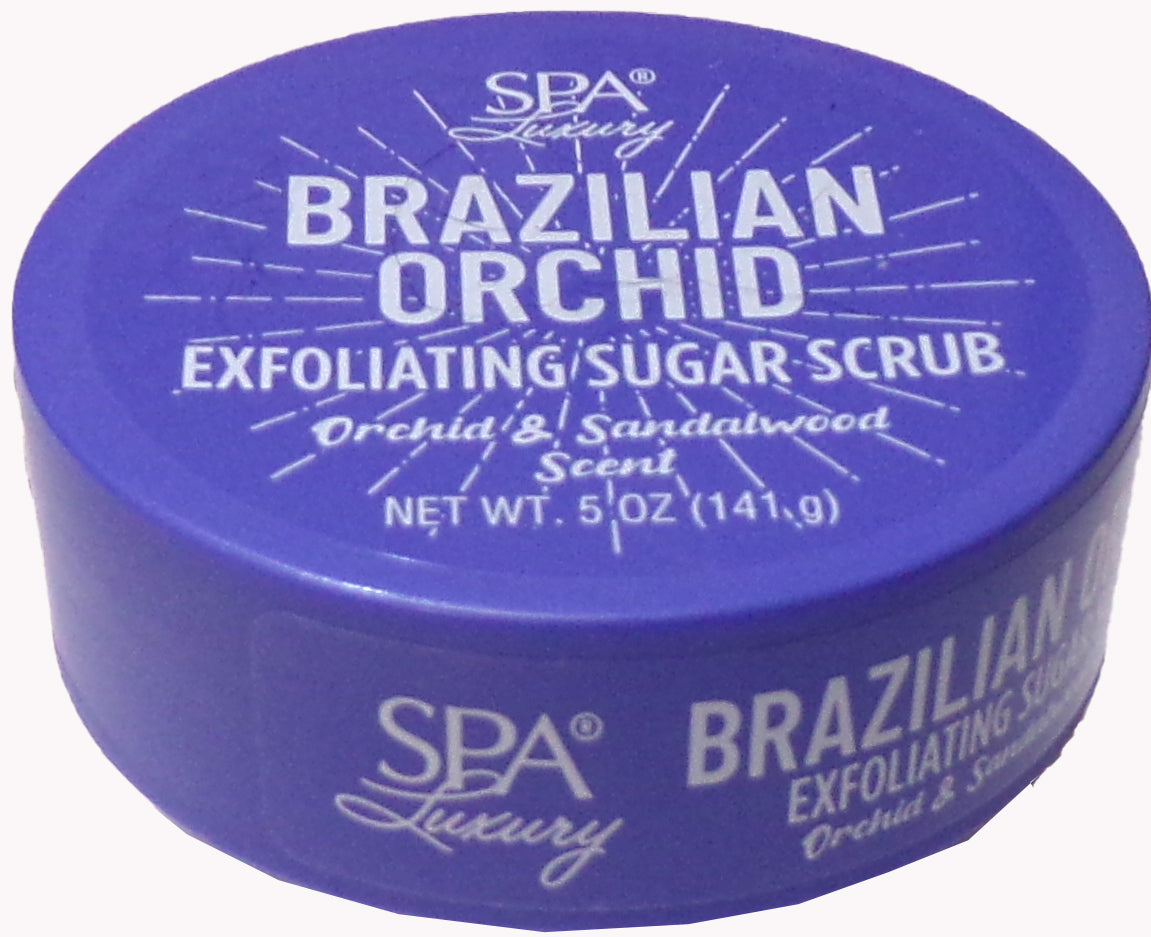 Spa Luxury Brazilian Orchid Exfoliating / Sugar-Scrub 5 oz (Set of 2)
