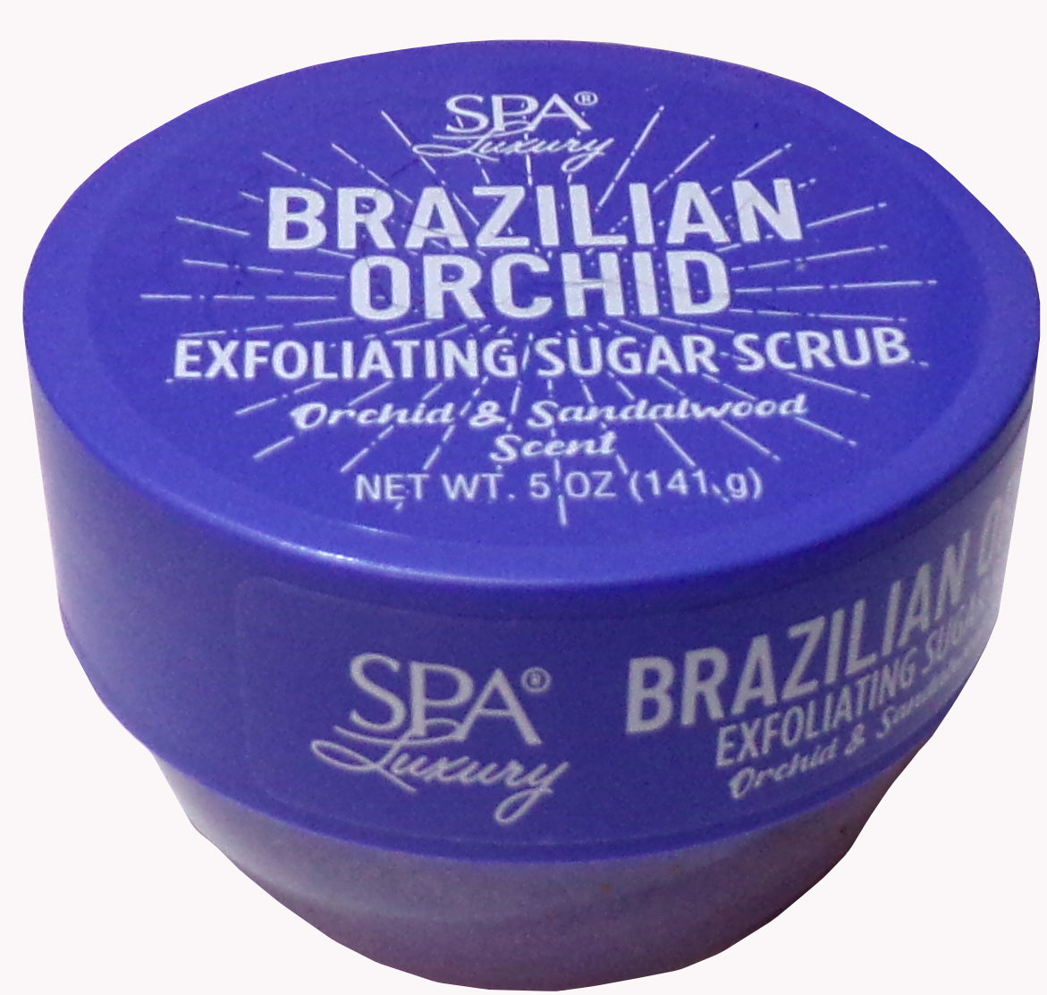 Spa Luxury Brazilian Orchid Exfoliating / Sugar-Scrub 5 oz (Set of 2)