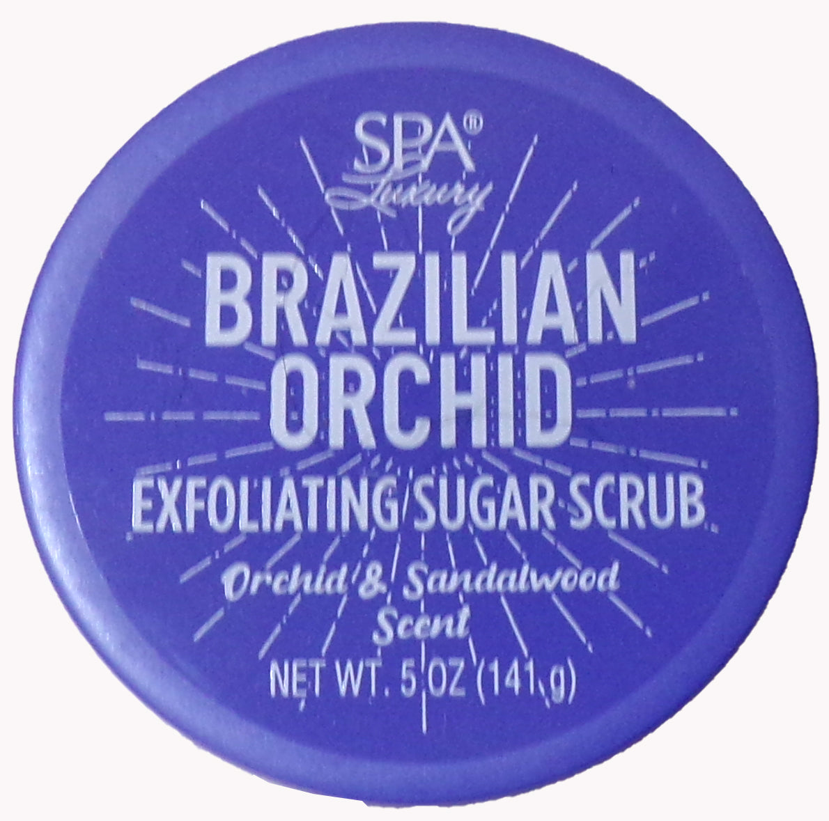 Spa Luxury Brazilian Orchid Exfoliating / Sugar-Scrub 5 oz (Set of 2)