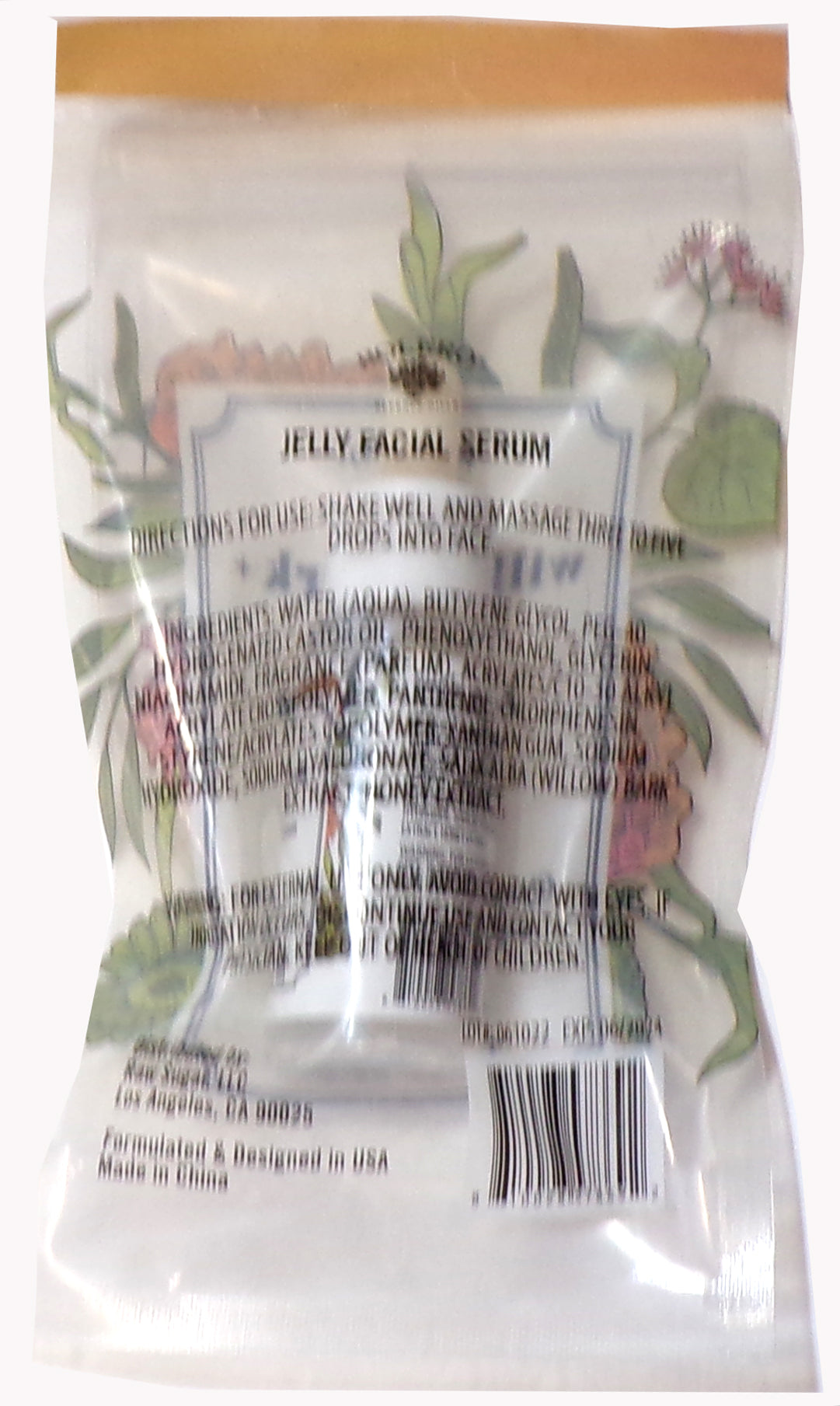 Bolero Willow Bark - Honey Jelly Facial Serum 1fl oz.