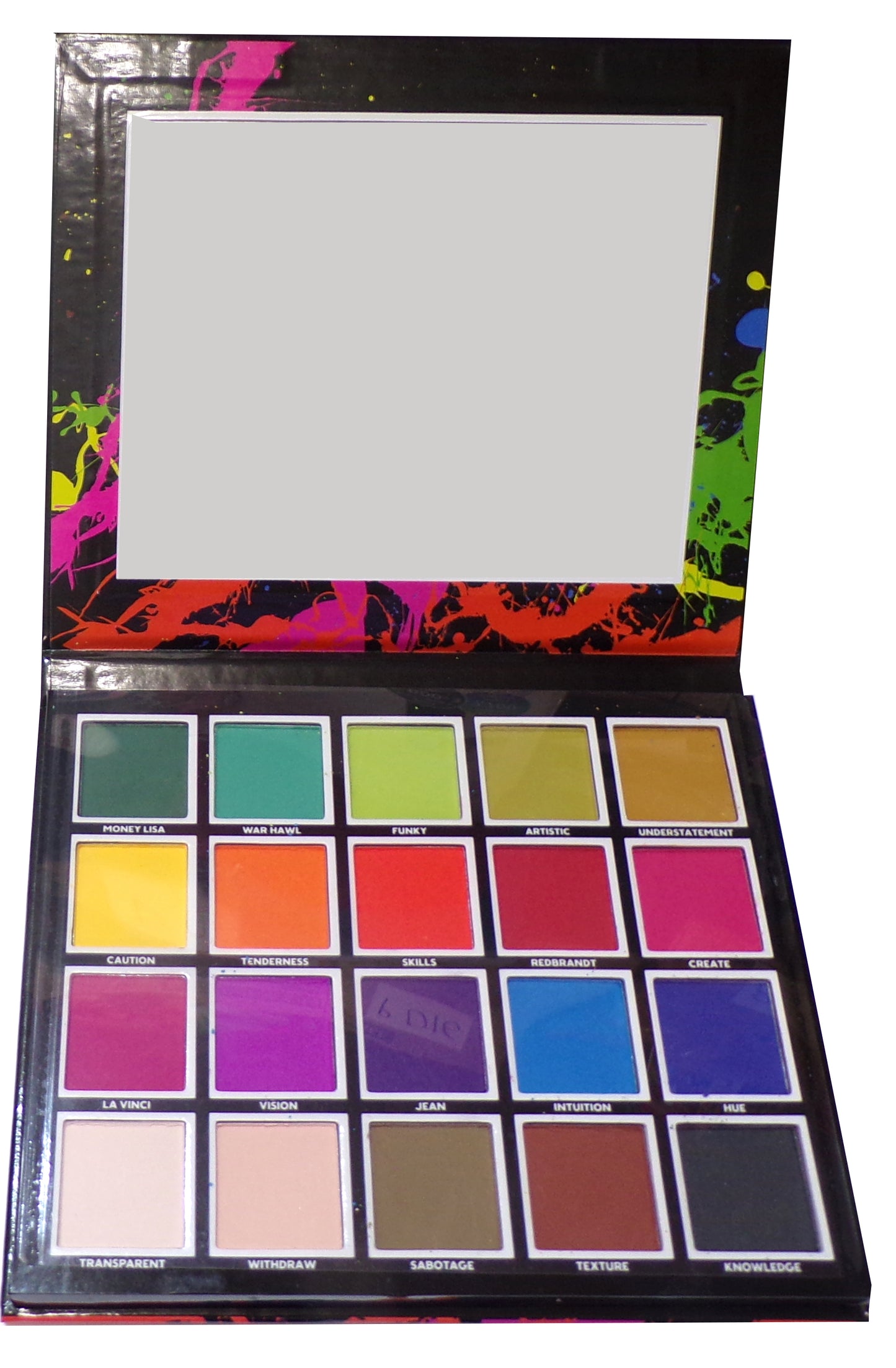City Color Cosmetics Abstract - 20 Color Eye Shadow Palette with Mirror