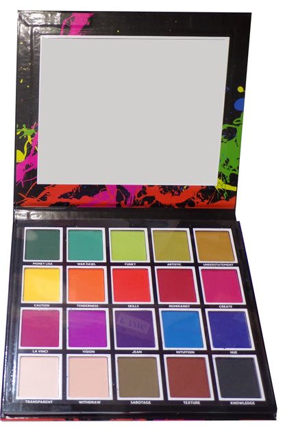 City Color Cosmetics Abstract - 20 Color Eye Shadow Palette with Mirror