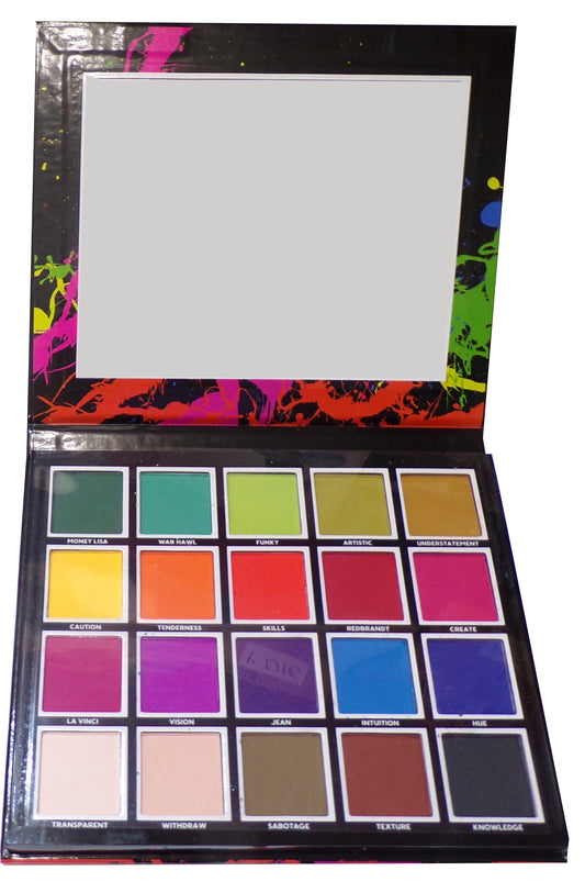 City Color Cosmetics Abstract - 20 Color Eye Shadow Palette with Mirror