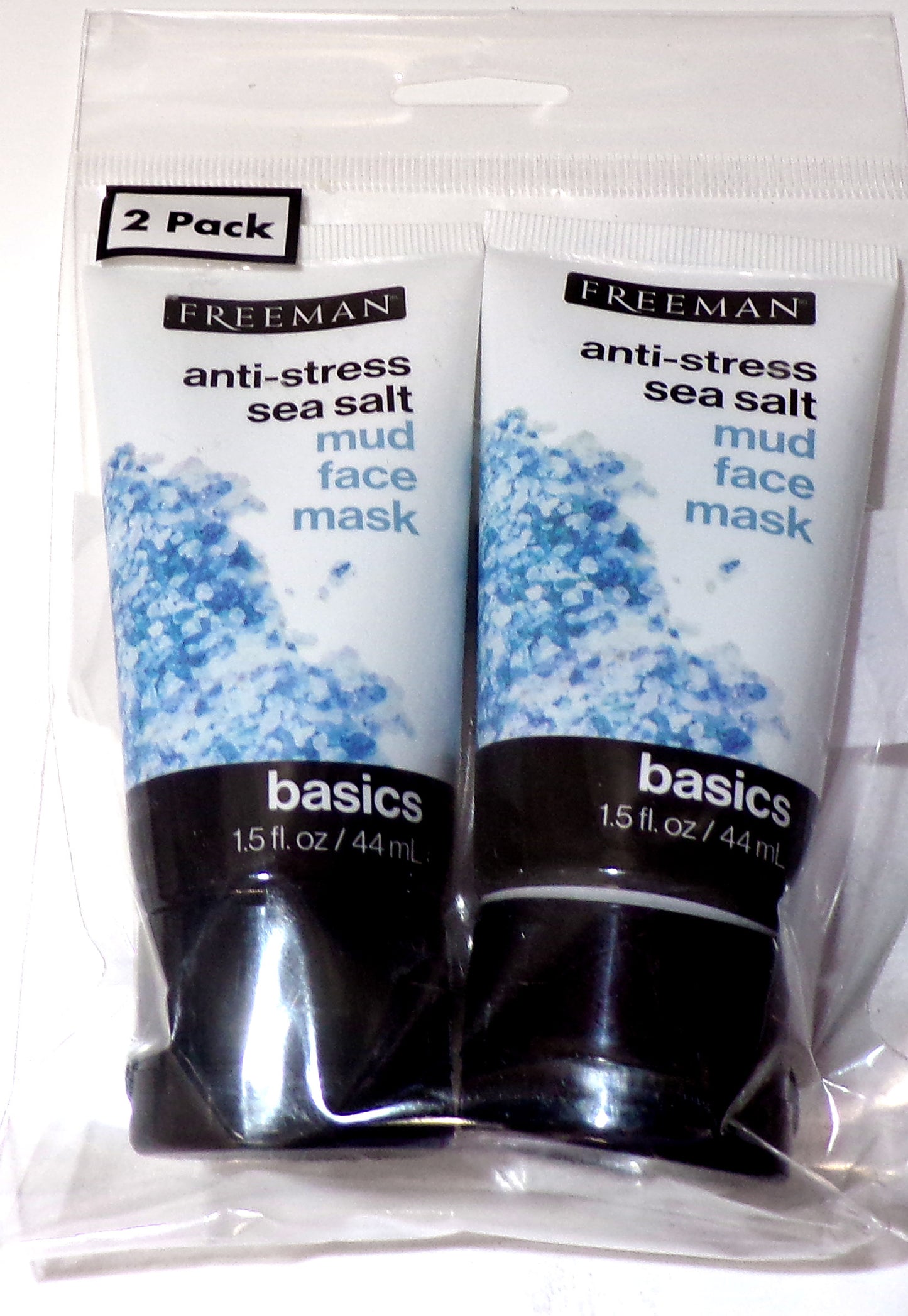 Freeman Basics Anti-Stress Sea Salt Mud Face Mask 1.5 oz. (Set of 2)