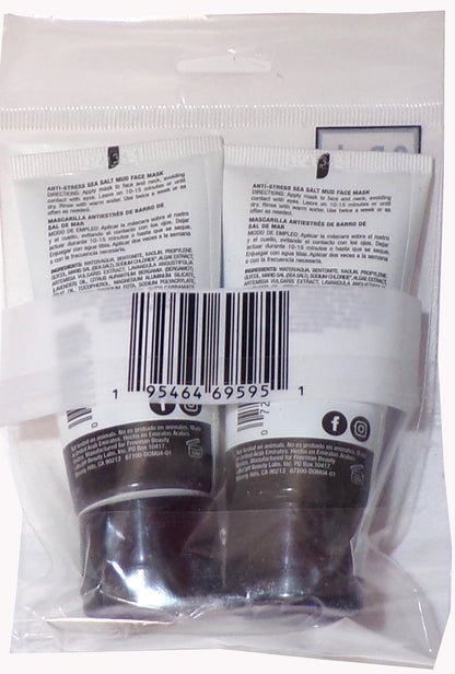 Share Freeman Basics Detoxifying Charcoal & Sea Salt Mud Face Mask 1.5 oz. (Set)
