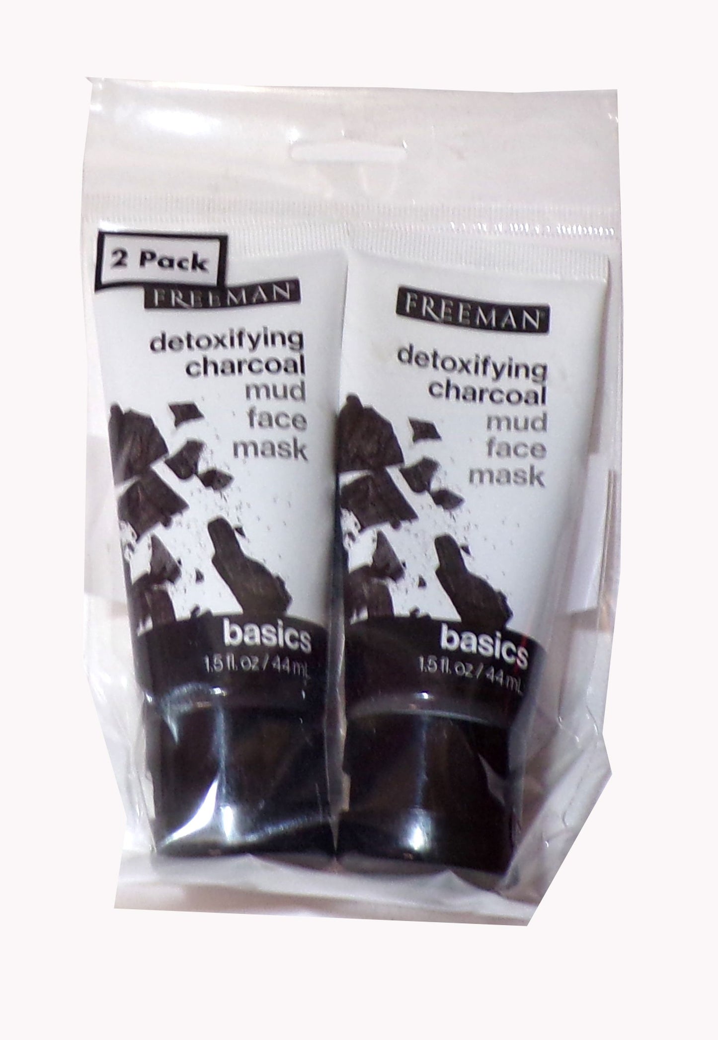 Share Freeman Basics Detoxifying Charcoal & Sea Salt Mud Face Mask 1.5 oz. (Set)