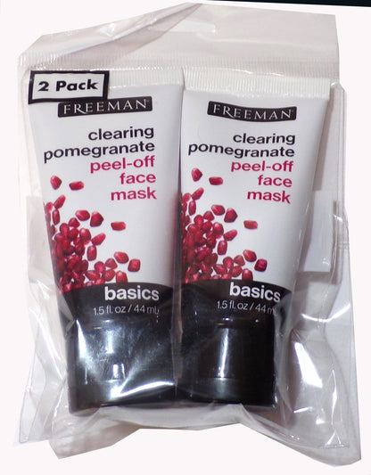 Freeman Basics Clearing Pomegranate peel-off Face Mask 1.5 oz. (Set of 2)