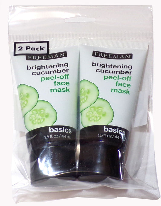 Freeman Basics Brightening Cucumber peel-off Face Mask 1.5 oz. (Set of 2)