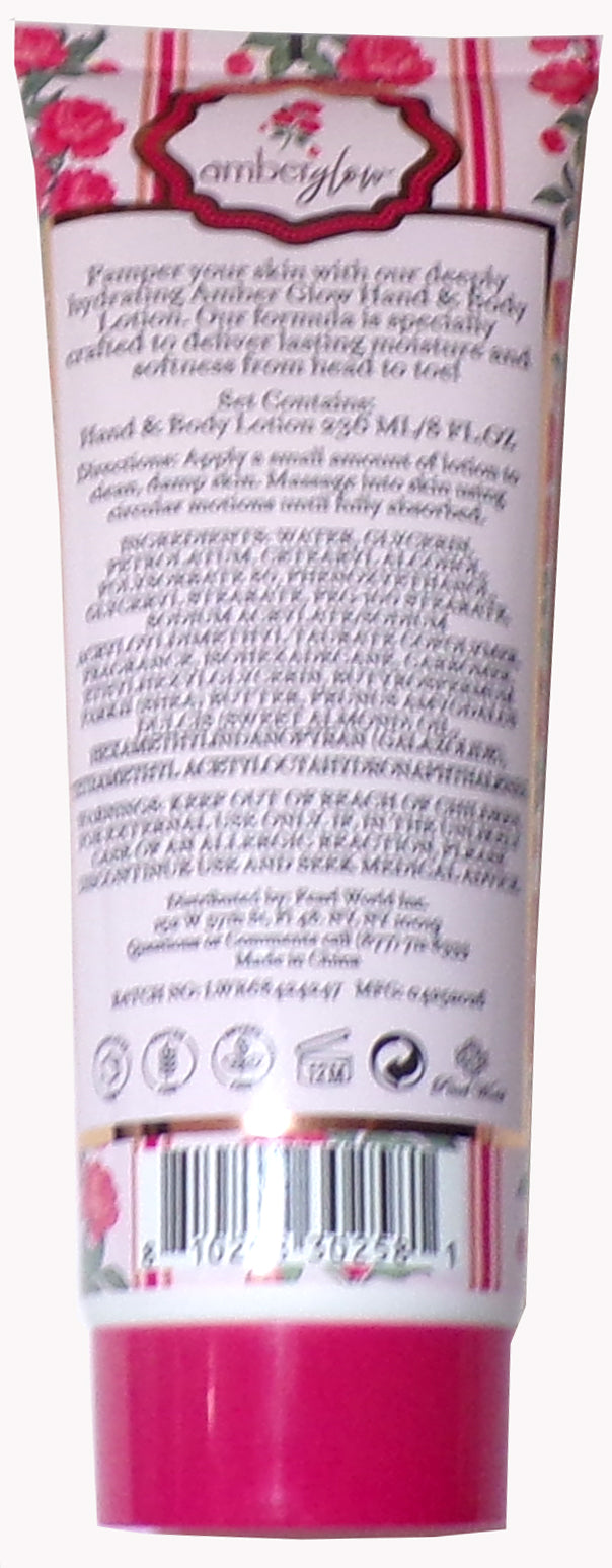 Amber Glow Full Set Body Lotions Apple Orchard, Vanilla Spice, Peony & Amber