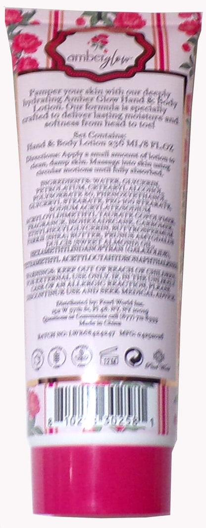 Amber Glow Full Set Body Lotions Apple Orchard, Vanilla Spice, Peony & Amber