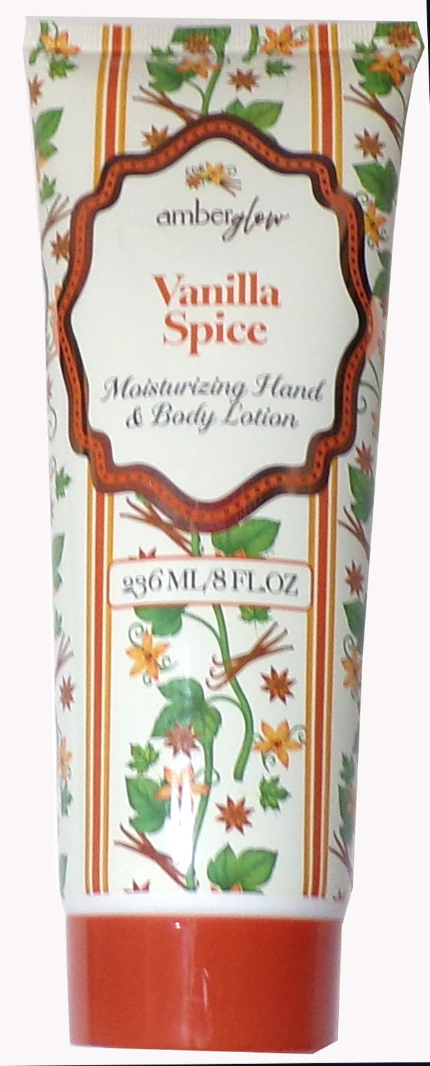 Share Amber Glow Hand and Body Lotions - Vanilla Spice Moisturizing (Set of 2)