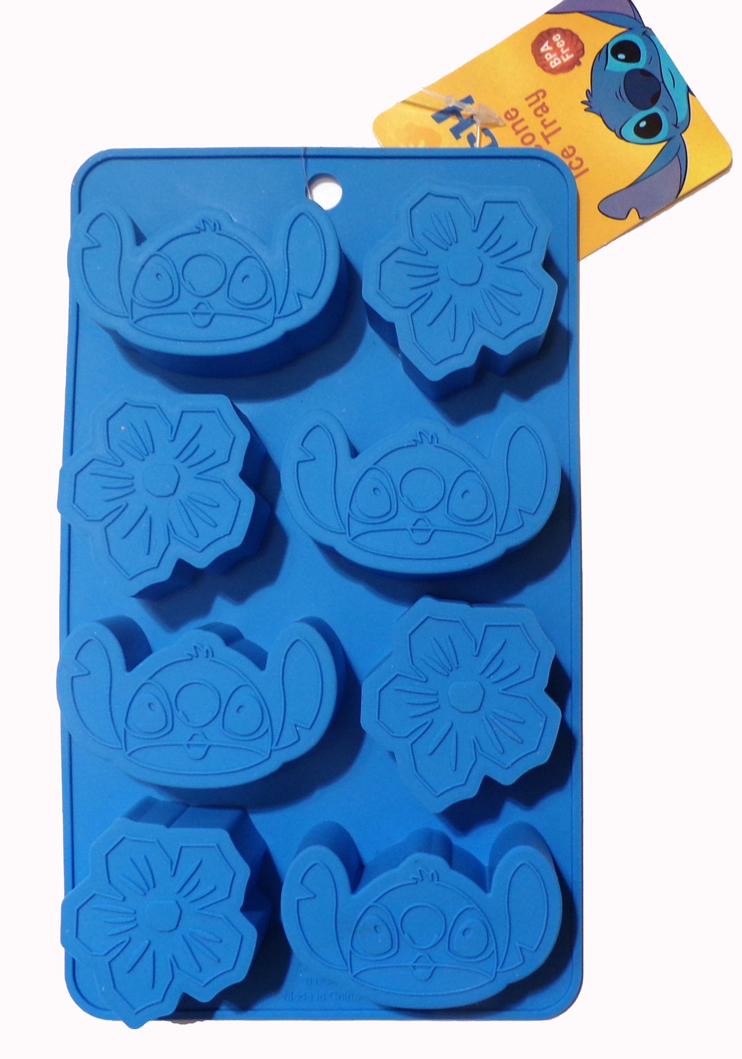 Disney Lilo & Stitch and Mickey Mouse Silicone Ice Trays (2-Piece Set)