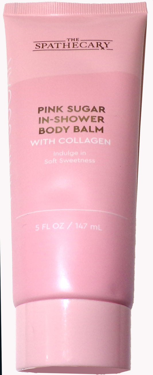 The Spathecary Pink Sugar In-Shower Body Balm with Collagen (5 FL OZ / 147 mL)