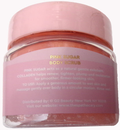 The Spathecary Pink Sugar Body Scrub with Collagen (6 oz / 170 g)