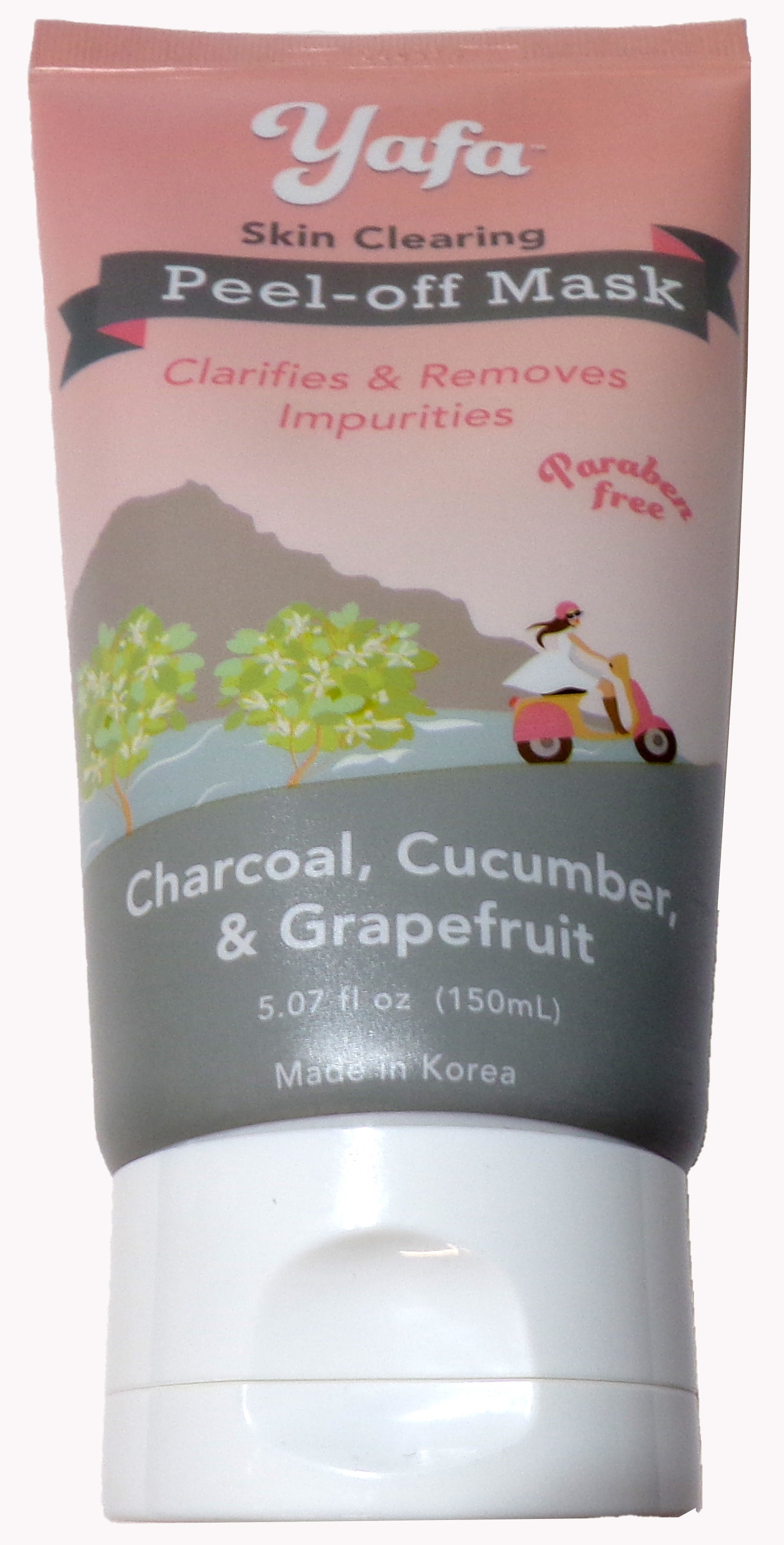 Yafa Skin Clearing Peel-off Mask - Charcoal, Cucumber, & Grapefruit (Set of 2)