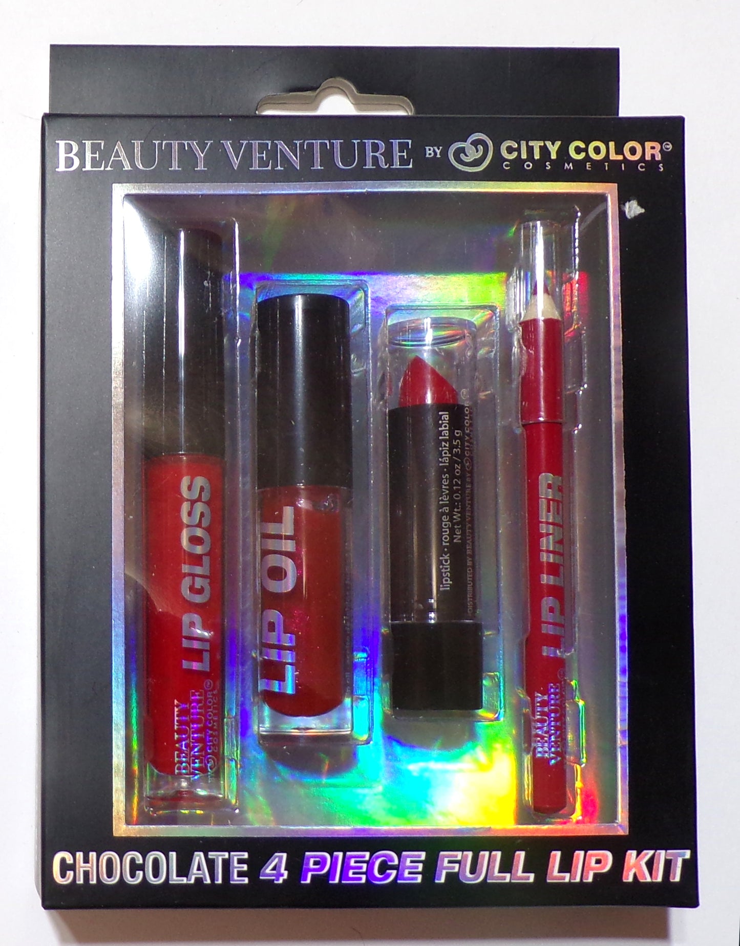 Beauty Venture Chocolate 4 Piece Full Lip Kit (Set of 2)