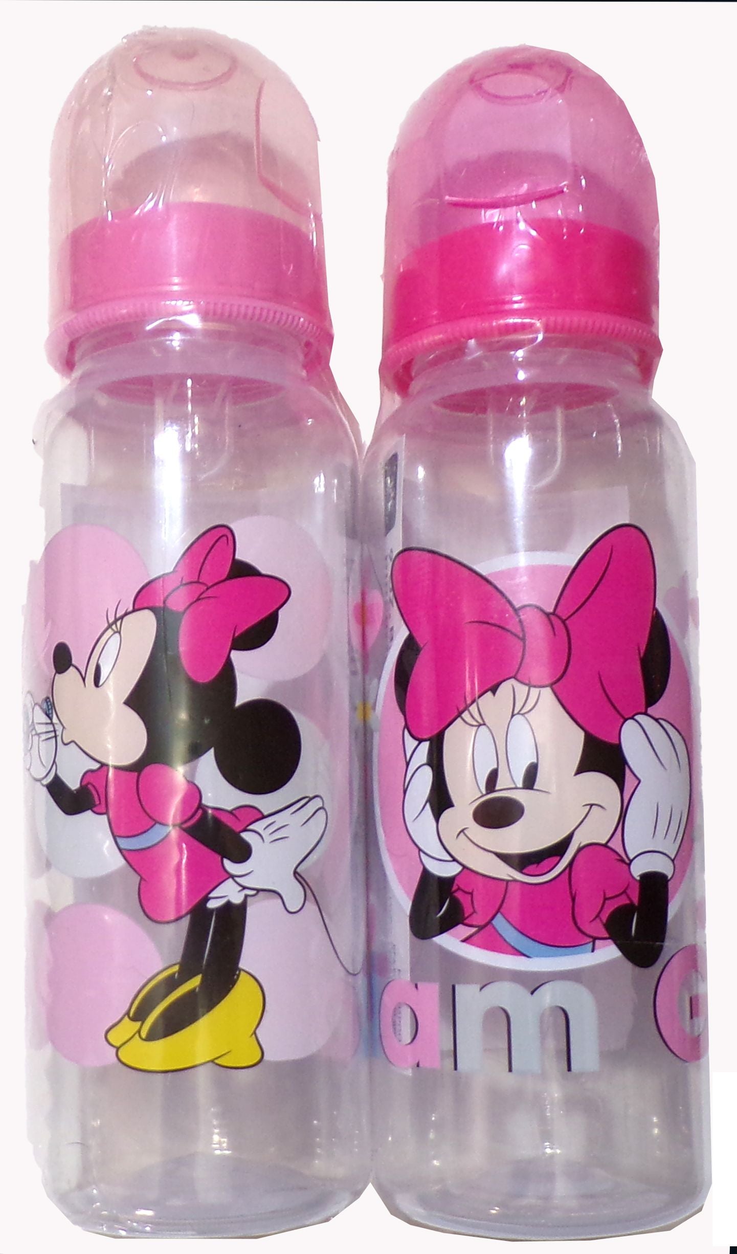 Disney Minnie Mouse Baby Girl 3-Pack Baby Bottles (9 oz) Set of 2