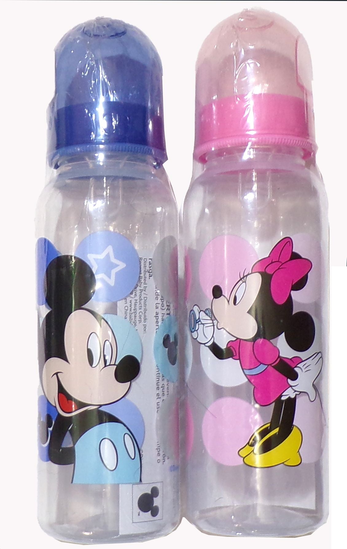 Disney Mickey & Minnie Mouse Baby Bottles (2-Pack / 9 oz / 266 mL each)
