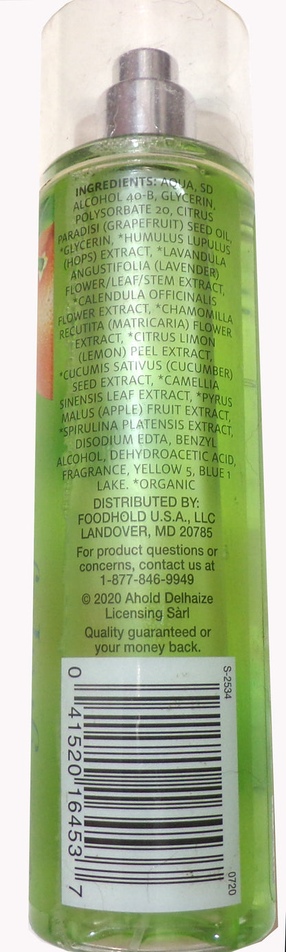 Etos Minted Grapefruit Body Mist (2-Pack / 8.4 FL OZ / 248 mL each)