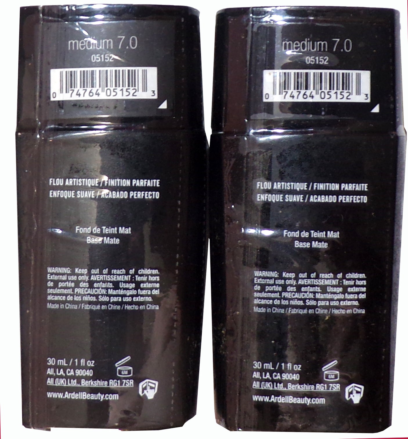 Ardell Beauty Photo Face Matte Foundation - Medium 7.0 (05152) (Set of 2)