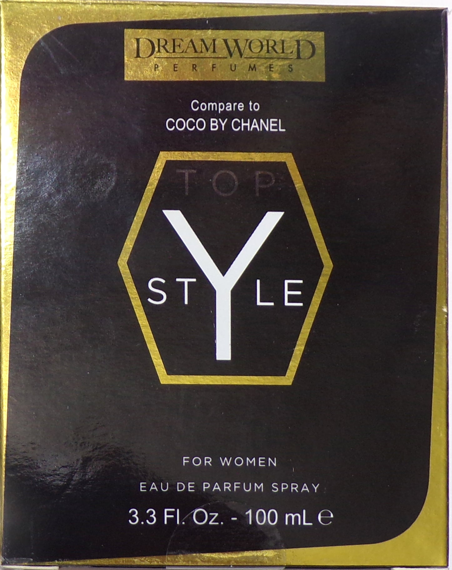 Dream World Perfumes Top Style For Women Eau De Parfum Spray 3.3 Fl. Oz.