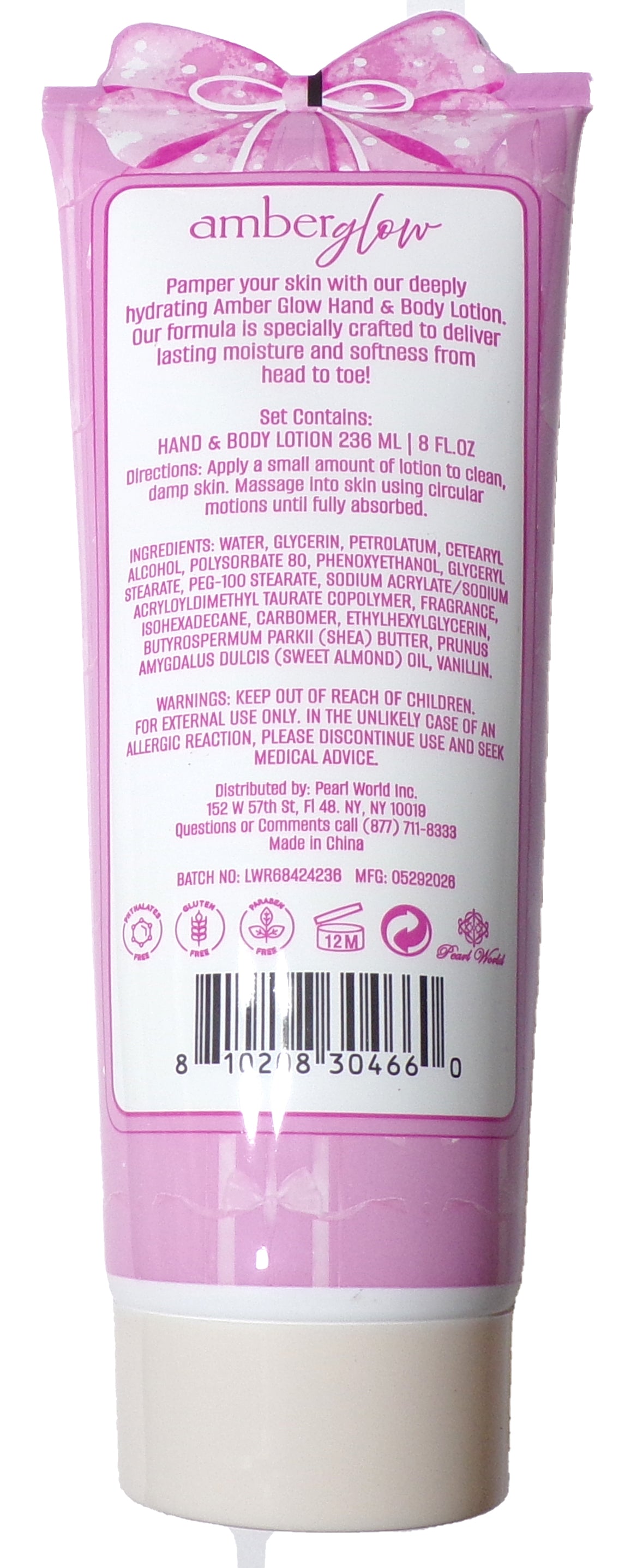 Amber Glow Sugar Cookie Hand & Body Lotion 3-Pack, 24 fl. oz.