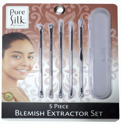 Pure Silk Spa Therapy 5 Piece Blemish Extractor Set