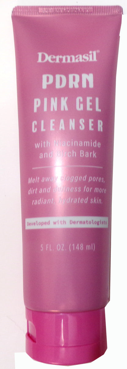 Dermasil PDRN Pink Gel Cleanser with Niacinamide and Birch Bark 2-Pack, 10 fl.