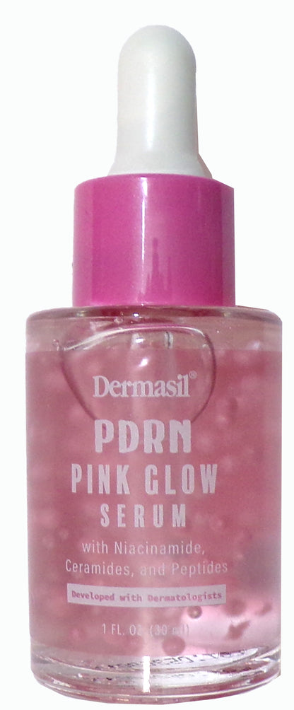 Dermasil PDRN Pink Glow Serum with Niacinamide, Ceramides, and Peptides 2-Pack,