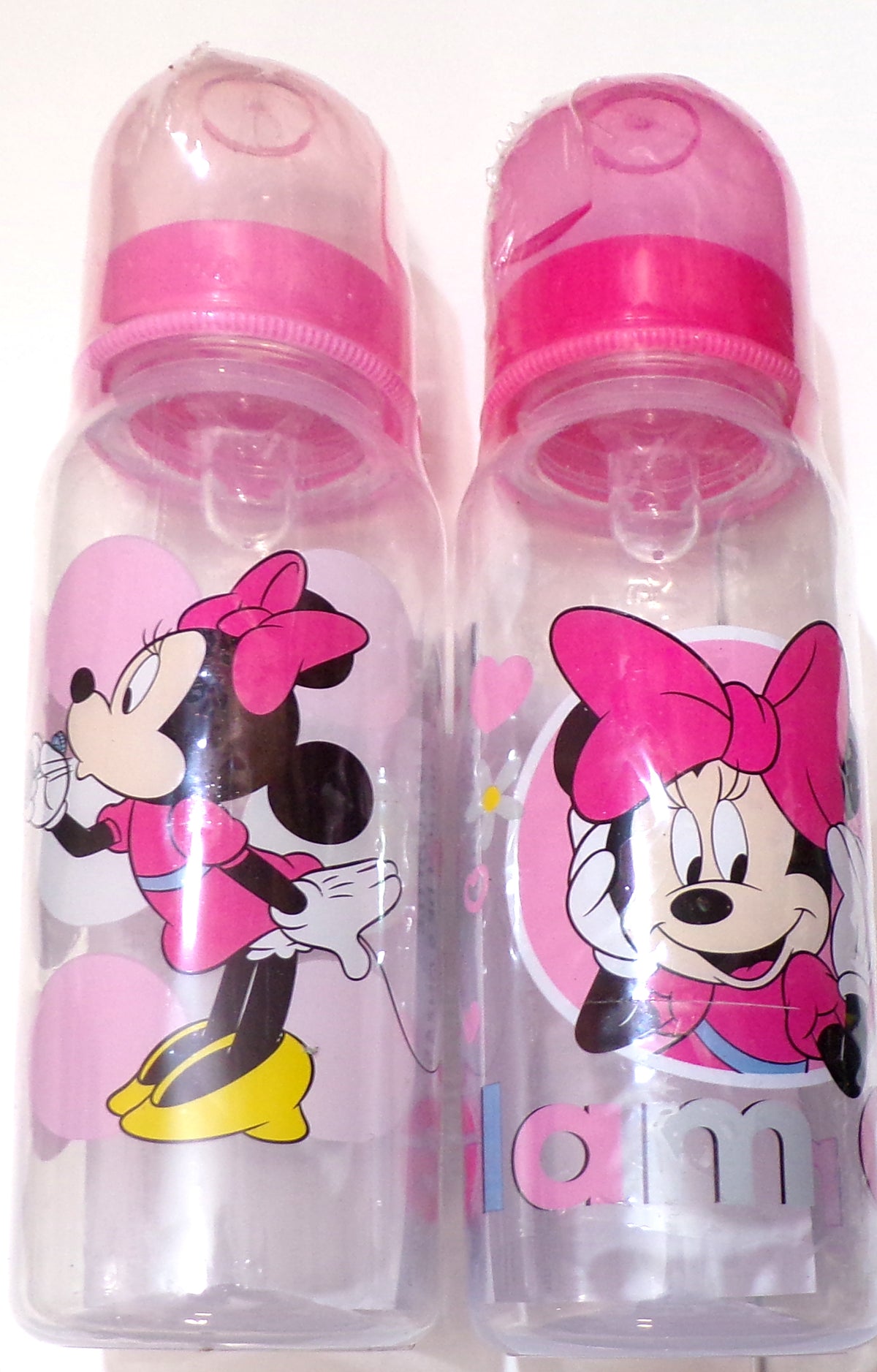 Disney Baby Minnie Mouse Medium Flow Baby Bottles 2-Pack, 18 fl. oz.