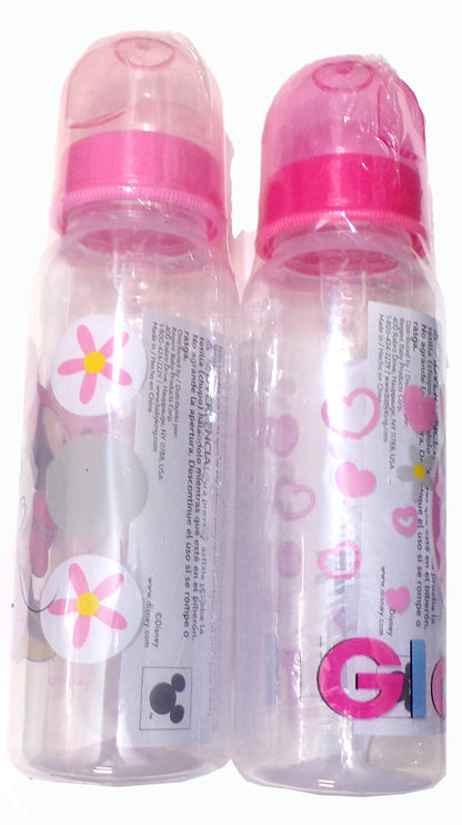 Disney Baby Minnie Mouse Medium Flow Baby Bottles 2-Pack, 18 fl. oz.