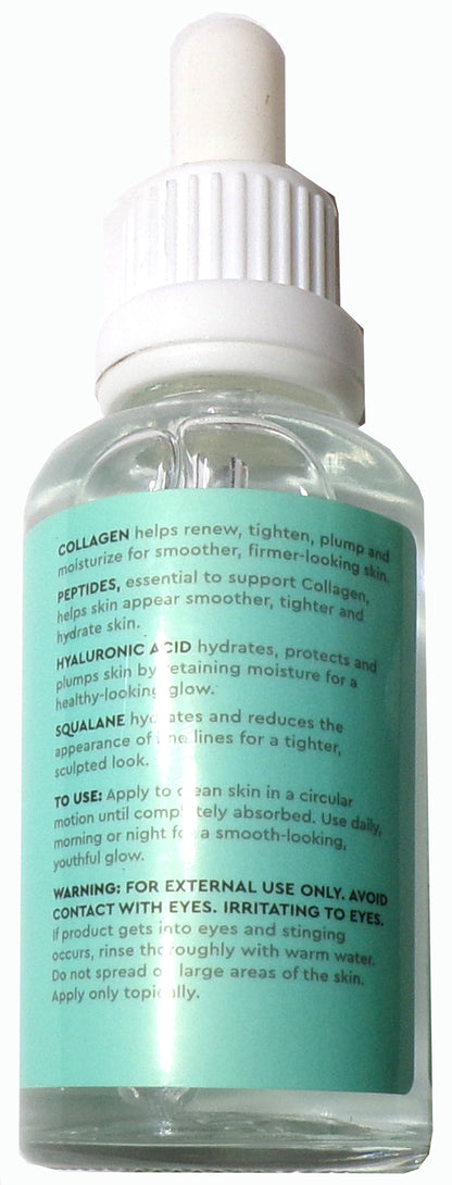 Global Beauty Care Smooth & Lift Collagen Facial Serum with Peptides (Set of 2)