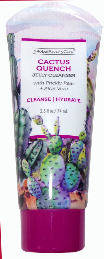 Cactus Quench 3-Piece Skincare Set: Jelly Cleanser, Eye Serum & Facial Mist
