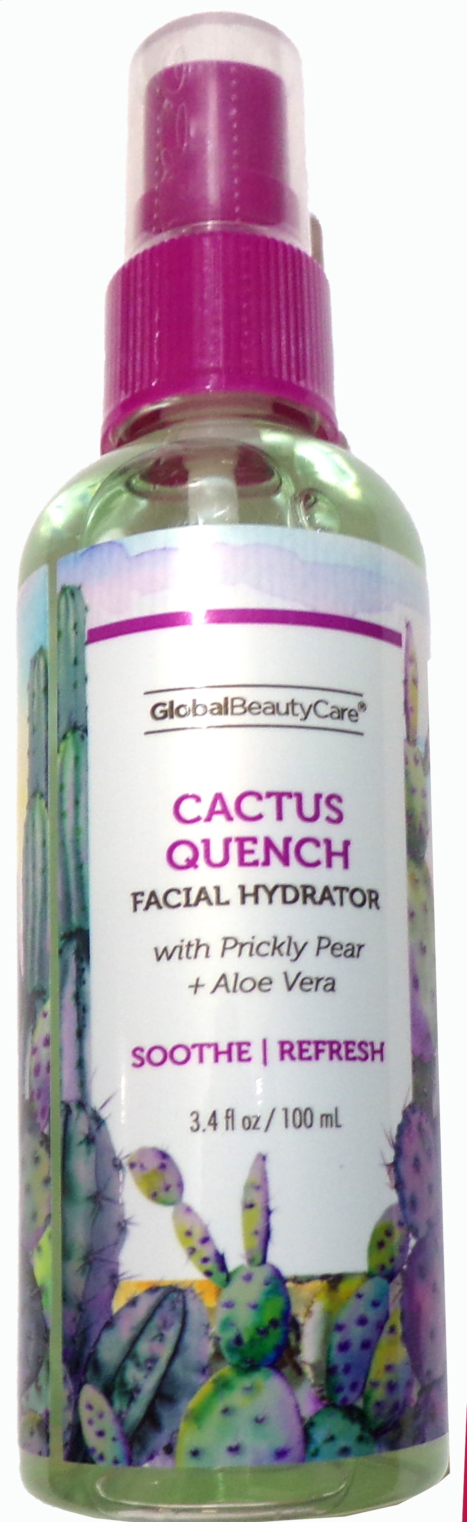 Global Beauty Care Cactus Quench Facial Hydrator Mist with Prickly Pear & Aloe