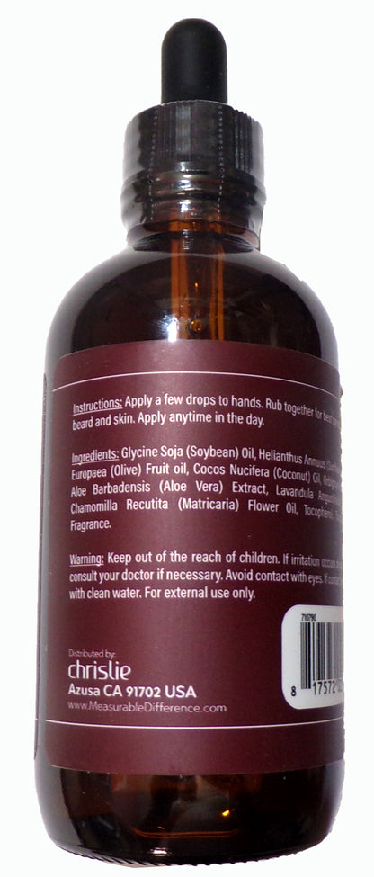 Chrislie Anti-Itch Sandalwood Beard Oil 3-Pack, 12 fl. oz.