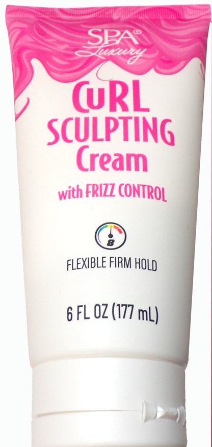 SPA Luxury Curl Sculpting Cream with Frizz Control 2-Pack, 12 fl. oz.