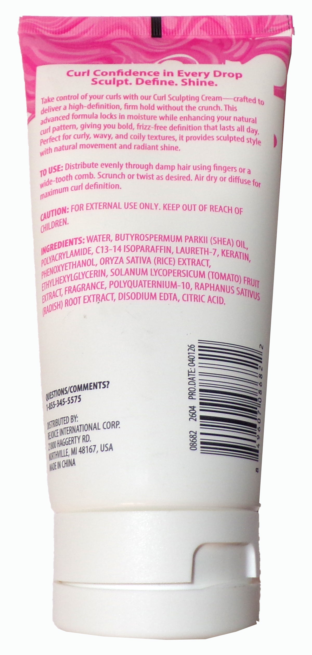 SPA Luxury Curl Sculpting Cream with Frizz Control 2-Pack, 12 fl. oz.