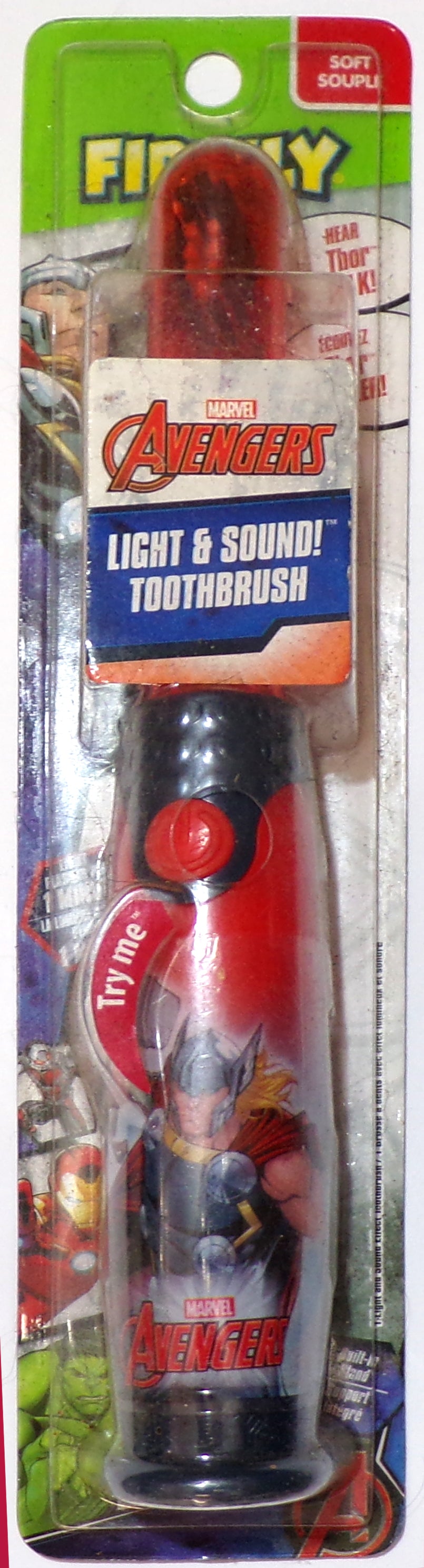 Firefly Marvel Avengers Thor Light & Sound Effect Toothbrush, 1 pc