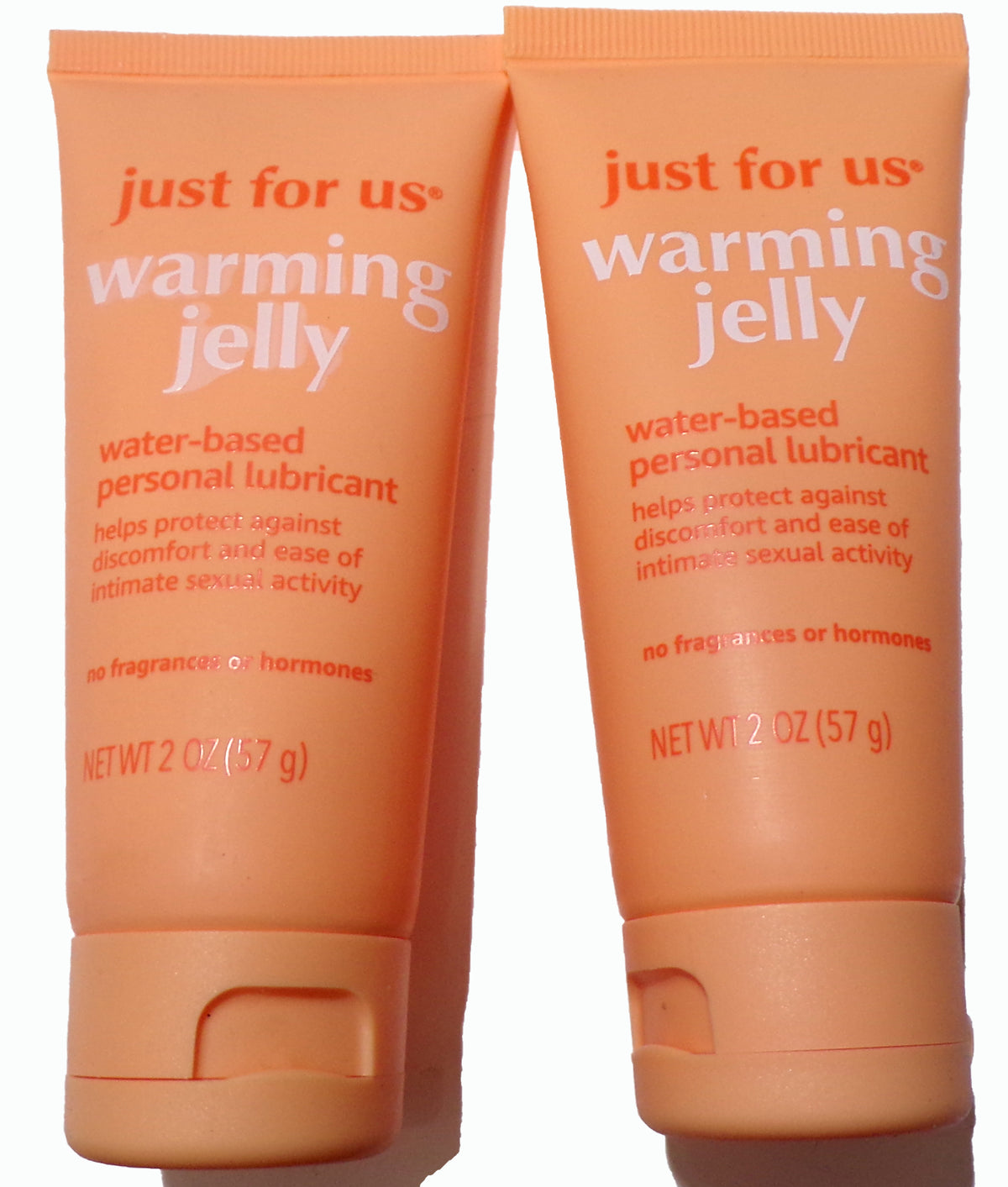 Just For Us Warming Jelly Personal Lubricant 2 oz (Set of 2)