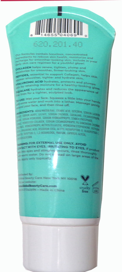 Global Beauty Care Smooth & Lift Collagen Facial Cleanser 2-Pack, 5.0 fl. oz.