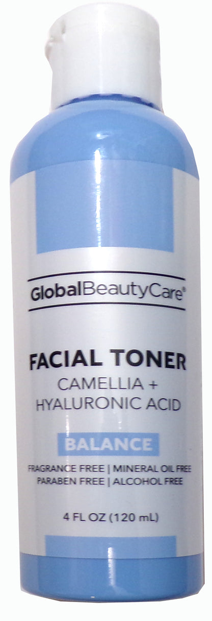 Global Beauty Care Camellia + Hyaluronic Acid Facial Toner 3-Pack, 4 fl. oz.