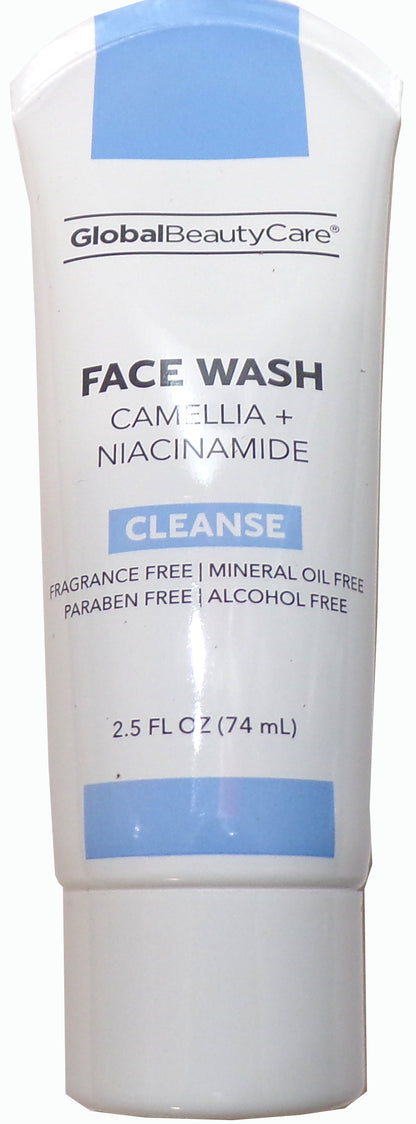 Global Beauty Care Camellia + Niacinamide Face Wash 2-Pack, 2,5 fl. oz.