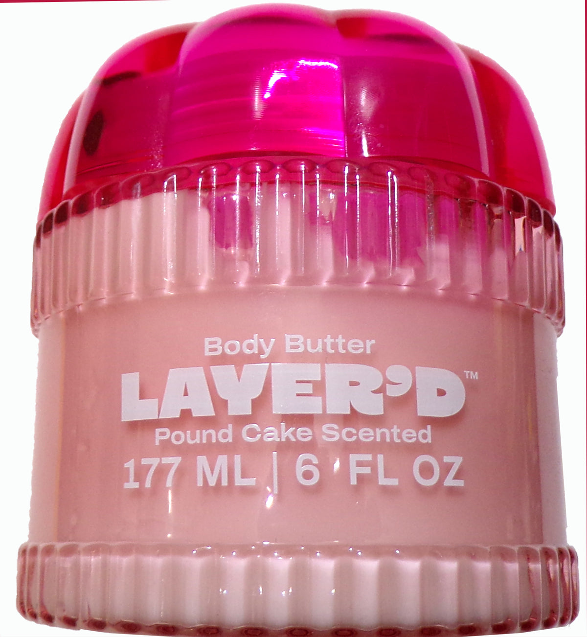 LAYER'D Pound Cake Scented Body Butter 2-Pack, 6fl Oz
