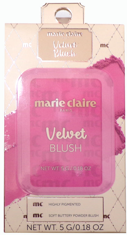 marie claire Velvet Blush Powder- (Sweet Kiss, Tender Hour, Honey Moon) 3 pack