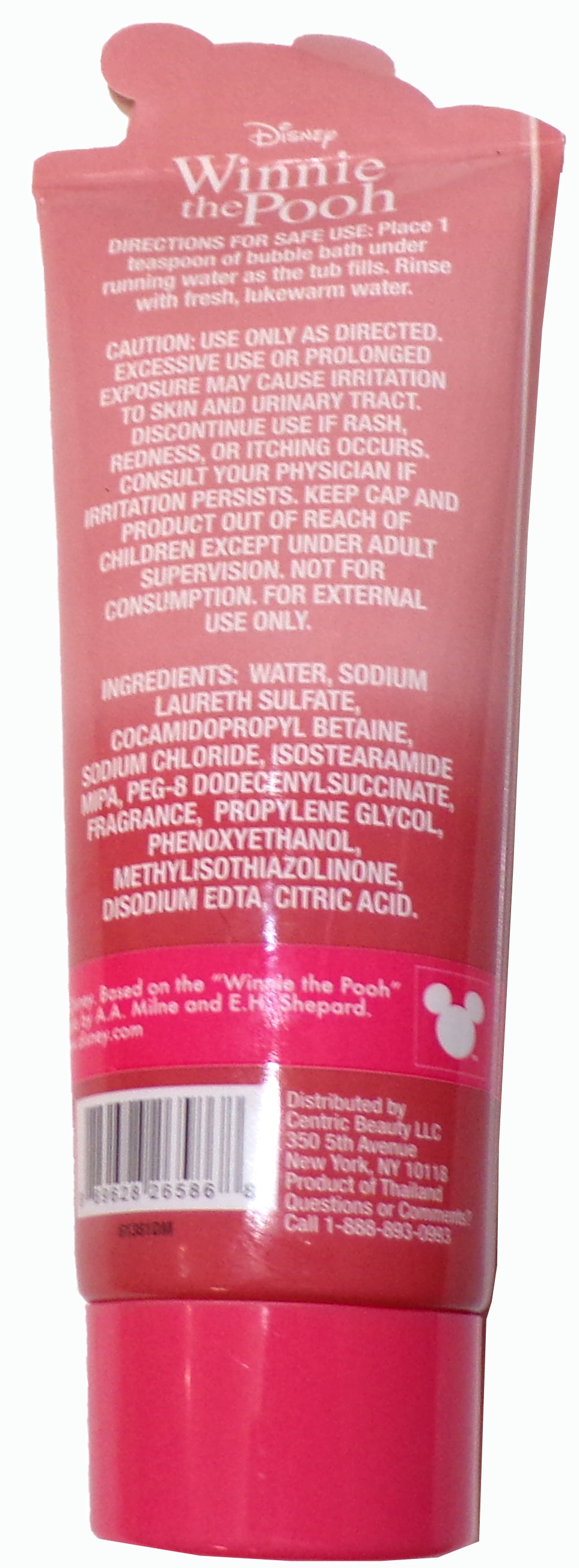 Disney - Stitch & Winnie the Pooh Character Scented Bubble Bath 2-Pack