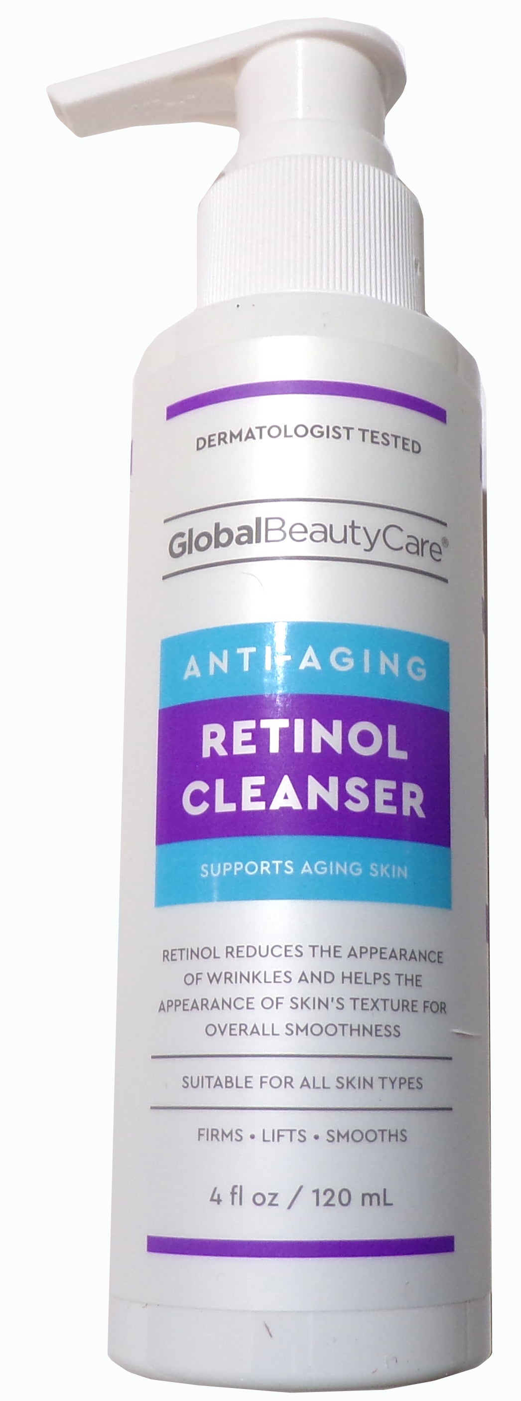Global Beauty Care Anti-Aging Retinol Cleanser 2-Pack, 4fl oz