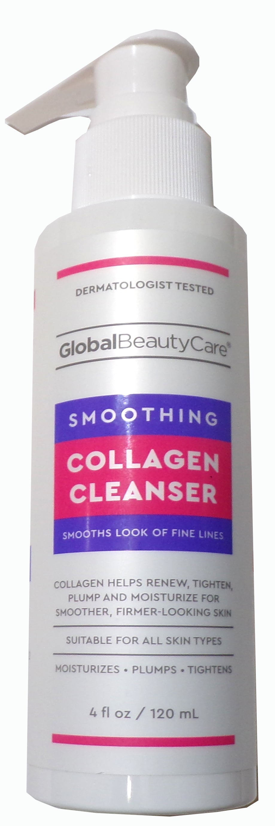 Global Beauty Care Smoothing Collagen Cleanser 2-Pack, 4fl oz